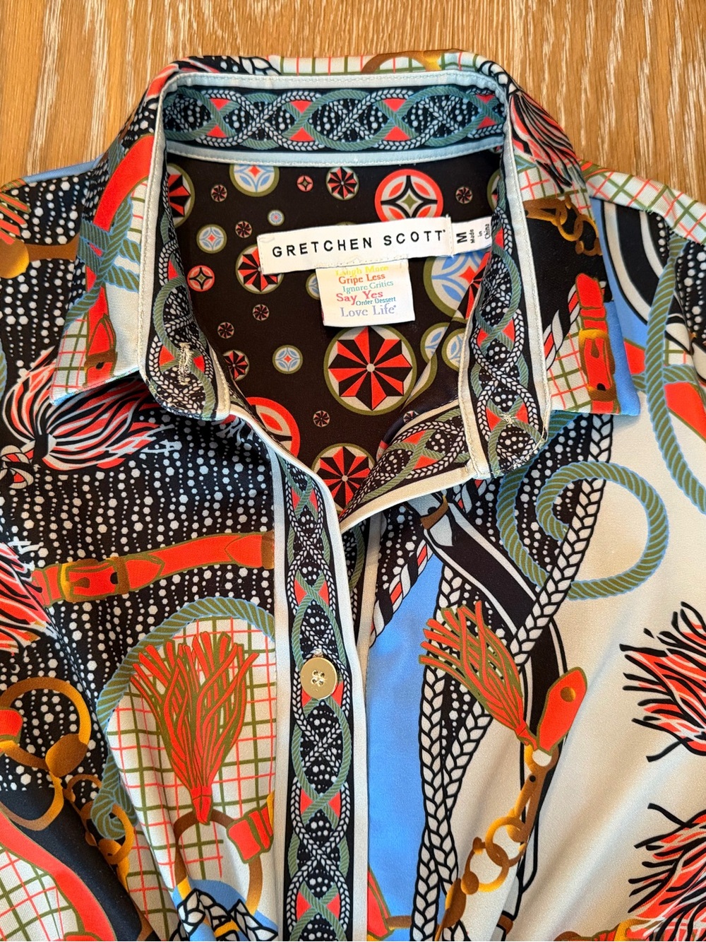 EUC Gretchen Scott Twist and Shout Dress in “Ditto”, Medium - Picture 2 of 5